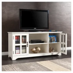 Remey TV Stand For TVs Up To 50" White - Aiden Lane