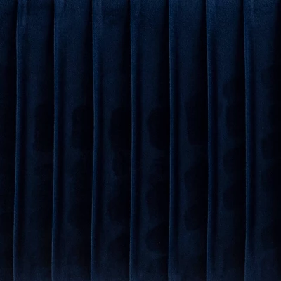 Tawver Contemporary Upholstered Bench Blue/Gold - Aiden Lane - Image 5